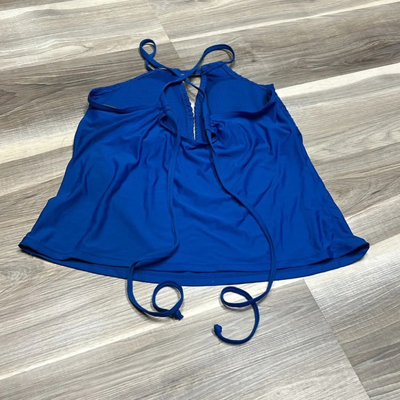 Catalina blue Tye up swim  top size medium NWT - Picture 5 of 8